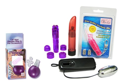 CalExotics Nipple Enhancing Bulb Bundle - Adult Toy Sex Kit