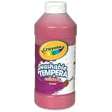 Crayola. 543115038 Artista II Washable Tempera Paint, Red, 16 oz
