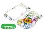Flower Butterfly Design Snap On Hard Case for RIM BlackBerry Bold 9700 Phone, AT&T T-Mobile