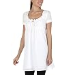 Xhilaration White Jr Scoop Neck Babydoll Dress - XXL