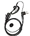 Lsgoodcare 2 Pin Advanced G Shape Earhook Police Headset Headset Earphone PTT and Mic Compatible for Motorola Two Way Radio CP040 CP200 CP100 CLS1110 GP2000 VL50 Security Walkie Talkie,Pack of 2