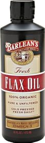 Barlean's Organic Oils Fresh Flax Oil, 16-Ounce Bottle