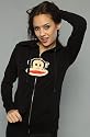 Paul Frank The Julius Hoody in Black hood ,Sweatshirts for Women