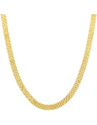 14 Karat Yellow Gold 3-mm Bismark Chain (22 Inch)