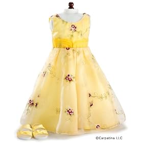 Yellow Roses ~ Dress and Sandals Fits 18 American Girl Dolls by Girlfriends Collection Carpatina Dolls
