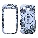 Fits Samsung SGH-A877 Impression AT&T Snap on protector Faceplate Cover Housing Case - Skull Rose White