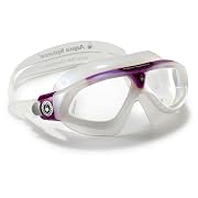 Aqua Sphere Seal XP Ladies Goggles - Clear Lens - Pearl Skirt/Rasberry Trim