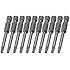 uxcell&reg; 10 Pcs 50mm Length T15 Head Magnetic Security Torx Screwdriver Bits