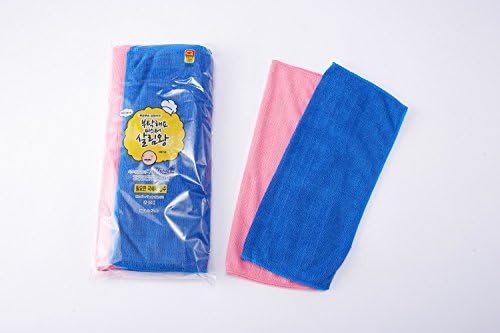 Microfiber Handy Dishcloth, Durable and scratch-free, Highly absorbent, Color : Blue and Pink, Size : 320 x 280mm (LW), Pack Size : 10 Pieces.