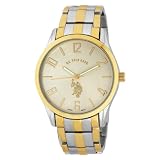 U.S. Polo Assn. Men's USC80033 Two-Tone Gold Dial Bracelet Watch