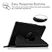 Samsung Galaxy Tab S2 9.7 Case - Gulito Premium PU Leather 360 Swivel Stand Dual Auto Smart Case Cover For Galaxy Tab S2 9.7 with Wake & Sleep Function (Black)