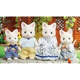 Sylvanian Families Silk Golightly Cat Family