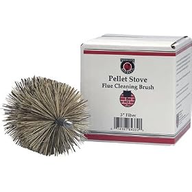 MEECO'S RED DEVIL Pellet Stove Cleaning Brush - 3in. Fiber, Model# 84332 by Corn Stoves