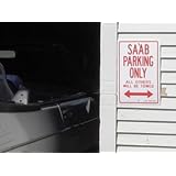 Saab Parking Only Sign by State of Nine