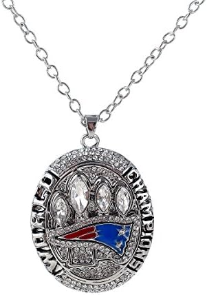 New England Patriots 2014 Super Bowl Championship Necklace Replica 2014 World Champion New England Patriots Necklace for Fans Collection (NEP-N)