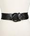 Charter Club Woven Belt with Covered Buckle