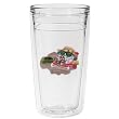 Beach 12 oz Slimline Insulated Beverage Tumbler, Clear (Licensed Be the Ball design)