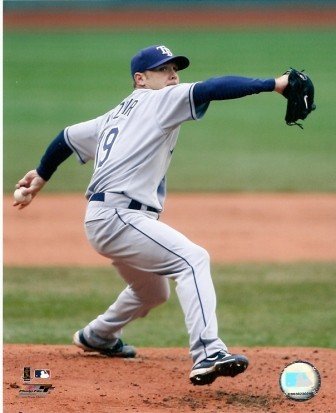 Scott Kazmir Rays Pitching 8x10 Photo