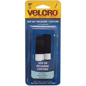 Velcro 90029 3/4-InchX30-Inch Sew-On Tape (Black)
