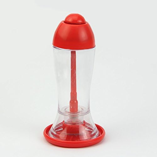 Juanshop Plastic Leakproof Spray Fine Bottle Oil Sauce Vinegar Sprayer Pot Kitchen Tool For Cooking BBQ (Red)