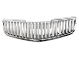 06-11 07 08 Cadillac DTS Vertical Style Badgless Chrome Front Grille Grill