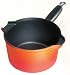 Le Creuset Cast Iron Milk Pan Non-Stick, Volcanic, 16 cm