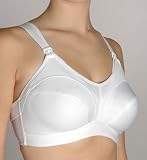 La Leche Cotton Mesh Support Softcup Bra - White