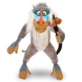  Disney Store The Lion King 16 inch Rafiki Plush Stuffed Animal Toy