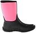 ROPER Womens Barnyard 9 Inch Round Toe Rain Casual Boots Mid Calf - Black, Pink