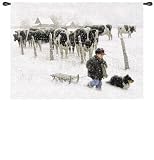 Review ArtExpression  / Curious Onlookers - Artist: Robert Duncan - Fabric Size: 26.00 by 34.00 inches Wall Tapestry with hanging rods and tassels included