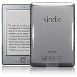 AMAZON KINDLE 4 HARD BACK COVER CASE - CLEAR, WITH QUBITS MICROFIBRE CLEANING CLOTH