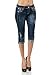 VIRGIN ONLY Women's Slim Fit Skinny Denim Capri Jeans
