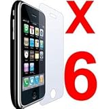 6 pcs Clear Screen Protectors for iphone 3G/3GSby iphone