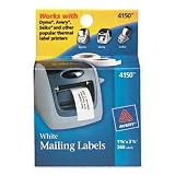 Avery Label Printer Labels White 1-Pack 2 Rolls/Box 130Labels/Roll For Plp