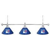 NHL New York Rangers 60 Inch three-shade billiard Lamp