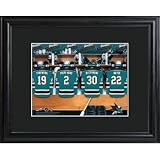 San Jose Sharks Personalized Locker Room Print with Frame