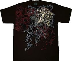 FC Football Club Manchester United Madchester Foil Graphic Black T-shirt Tee