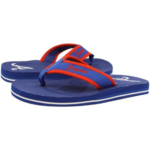 Atlanta Braves Royal Blue Contoured Flip Flops (X-Large)