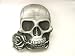 Heavy Metal Skull Rose Ipod Nano Holder Belt Buckle