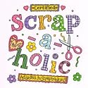 Scrapbooking Bella Ladies / Juniors / Girly T-Shirt : Certified Scrap-A-Holic