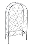 Zeller 27358 Weinregal 33.5 x 16.5 x 62 cm, chrom