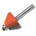 Silverline 583248 1/2 Inch, 47 x 25.4 mm, 45 Degrees TCT Chamfer Router Bit