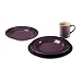 Le Creuset Stoneware 4-Piece Dinnerware Set, Cassis