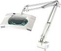 Professional Fluorescent Magnifier Lamp - Extra-Large 7.5 x 6.25" Lens - 5 Diopter