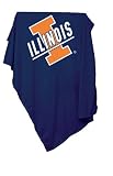 University of Illinois Sweatshirt Blanket - Navy
