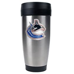 Vancouver Canucks NHL Stainless Steel Travel Tumbler -Primary Logo by Great American Products