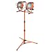 Designers Edge L14SLED 1000-Watt Twin-Head Adjustable Work Light with Telescoping Tripod Stand, Halogen