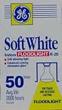 GE 14885 GE Incandescent Indoor Floodlight Soft White Reflector Bulb, 50 watts