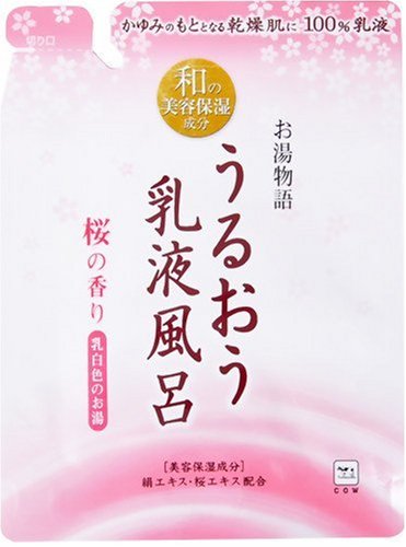 お湯物語 うるおう乳液風呂 詰替用 480ml