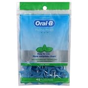 Oral-B Advantage Floss Picks, Cool Mint, 45 ct.